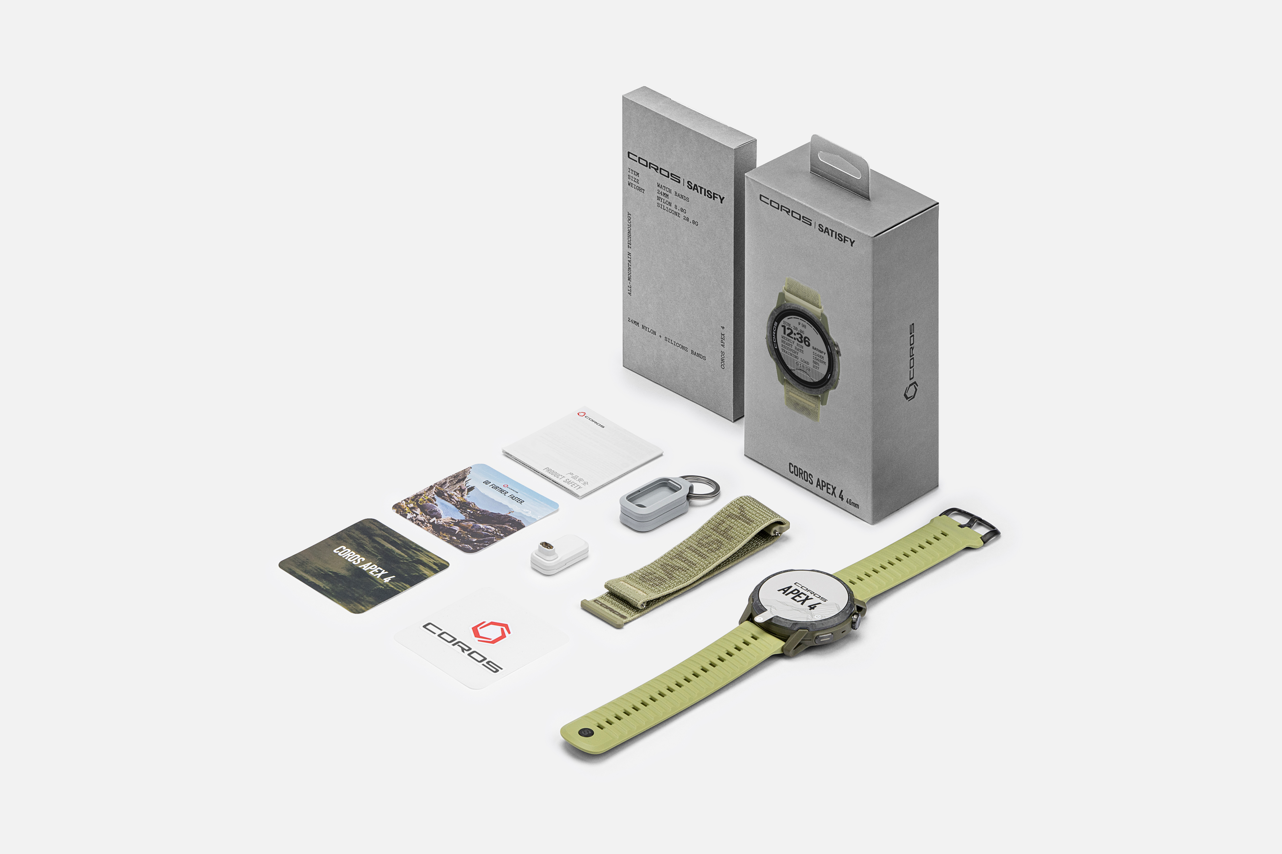 COROS APEX 4 Satisfy Edition package contents