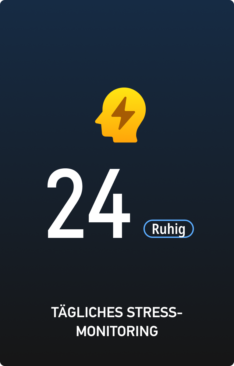 Tägliches Stress-Monitoring