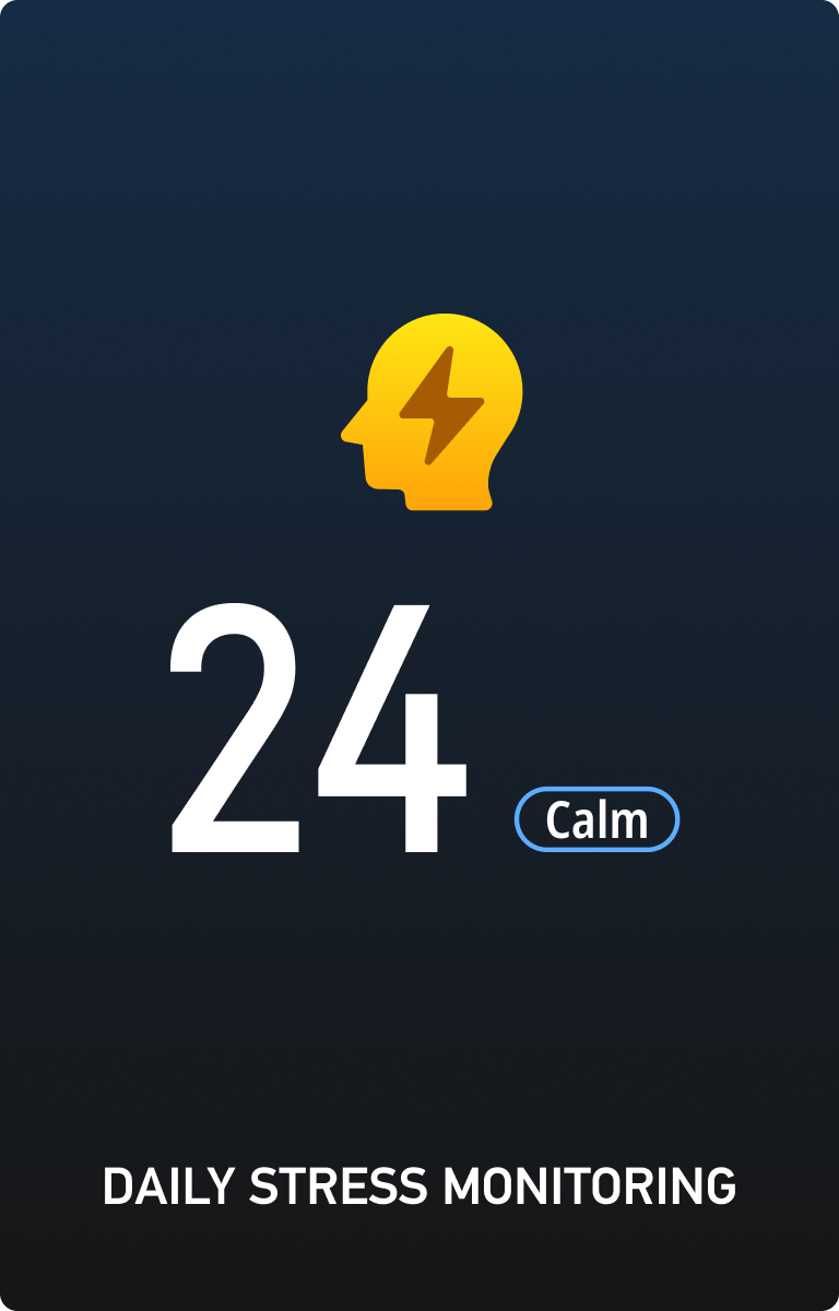 Daily stress monitoring