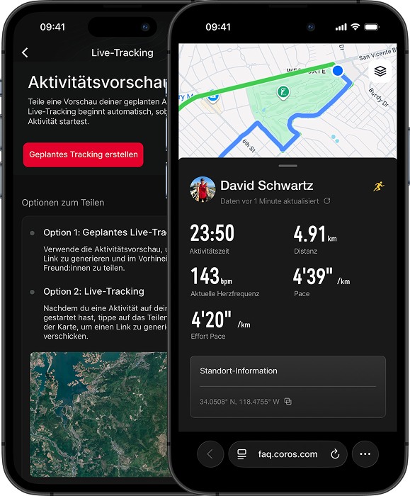 live tracking