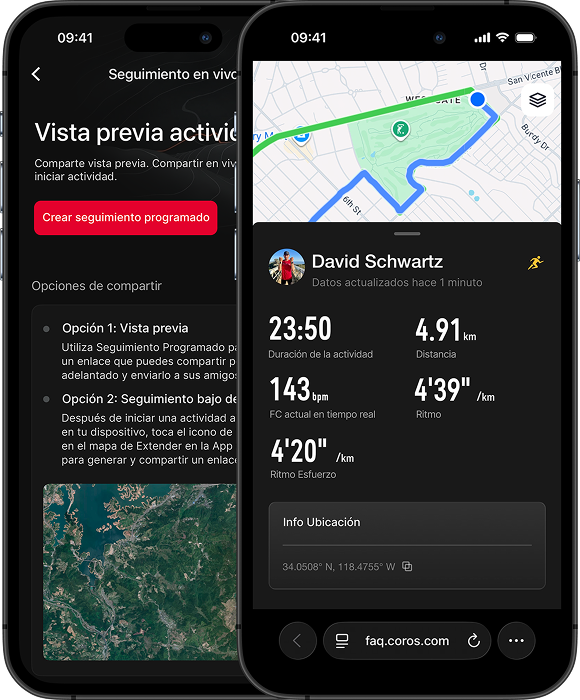 live tracking