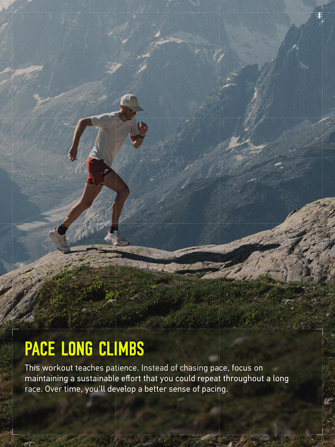 pace long climbs