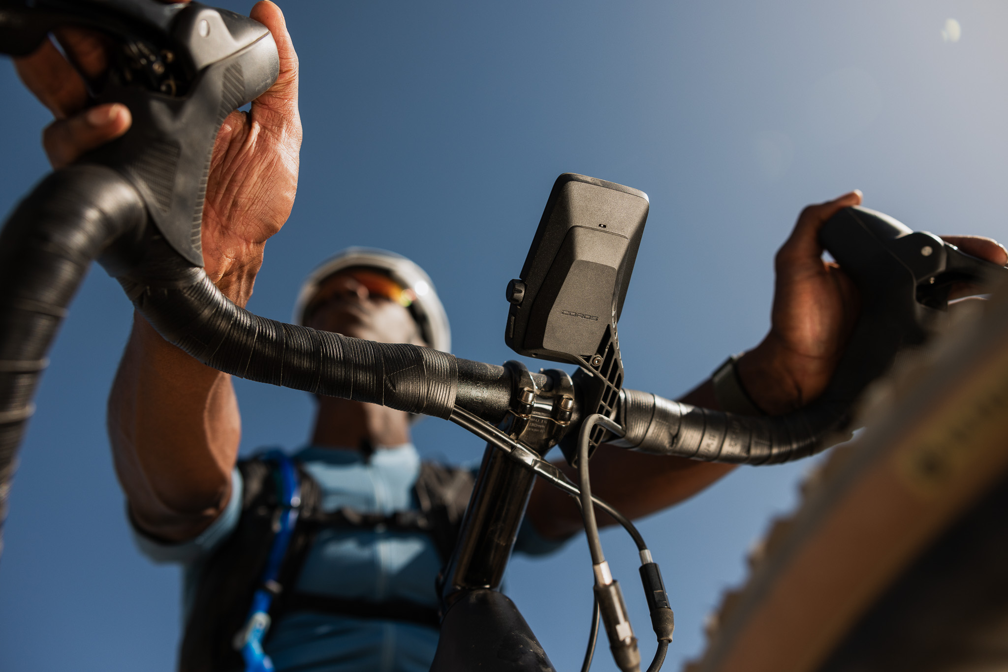 coros dura on handlebars