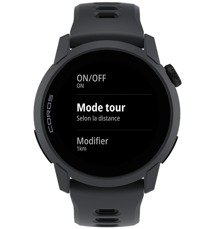 coros distance alerts
