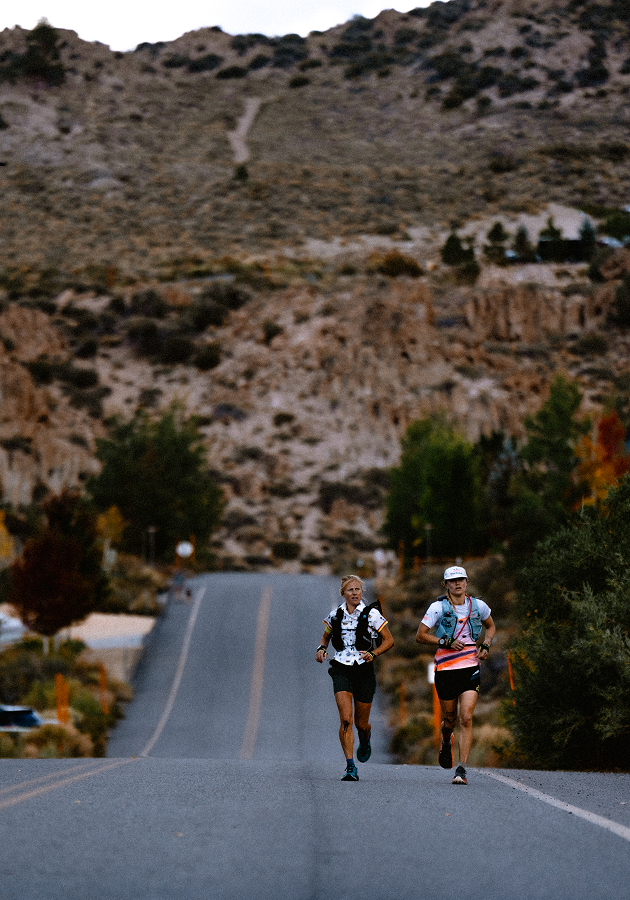 Rachel Entrekin and Tara Dower at Mammoth 200