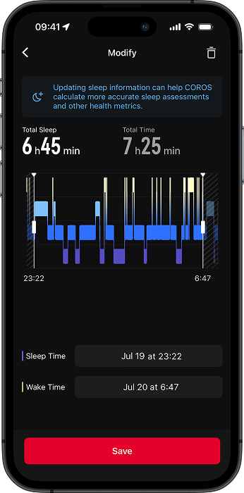 sleep editing