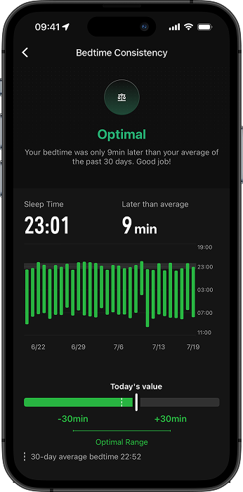 bedtime consistency
