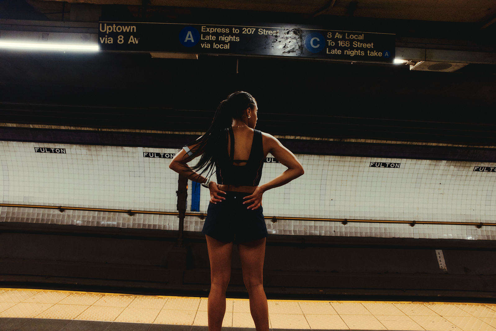 black distance subway