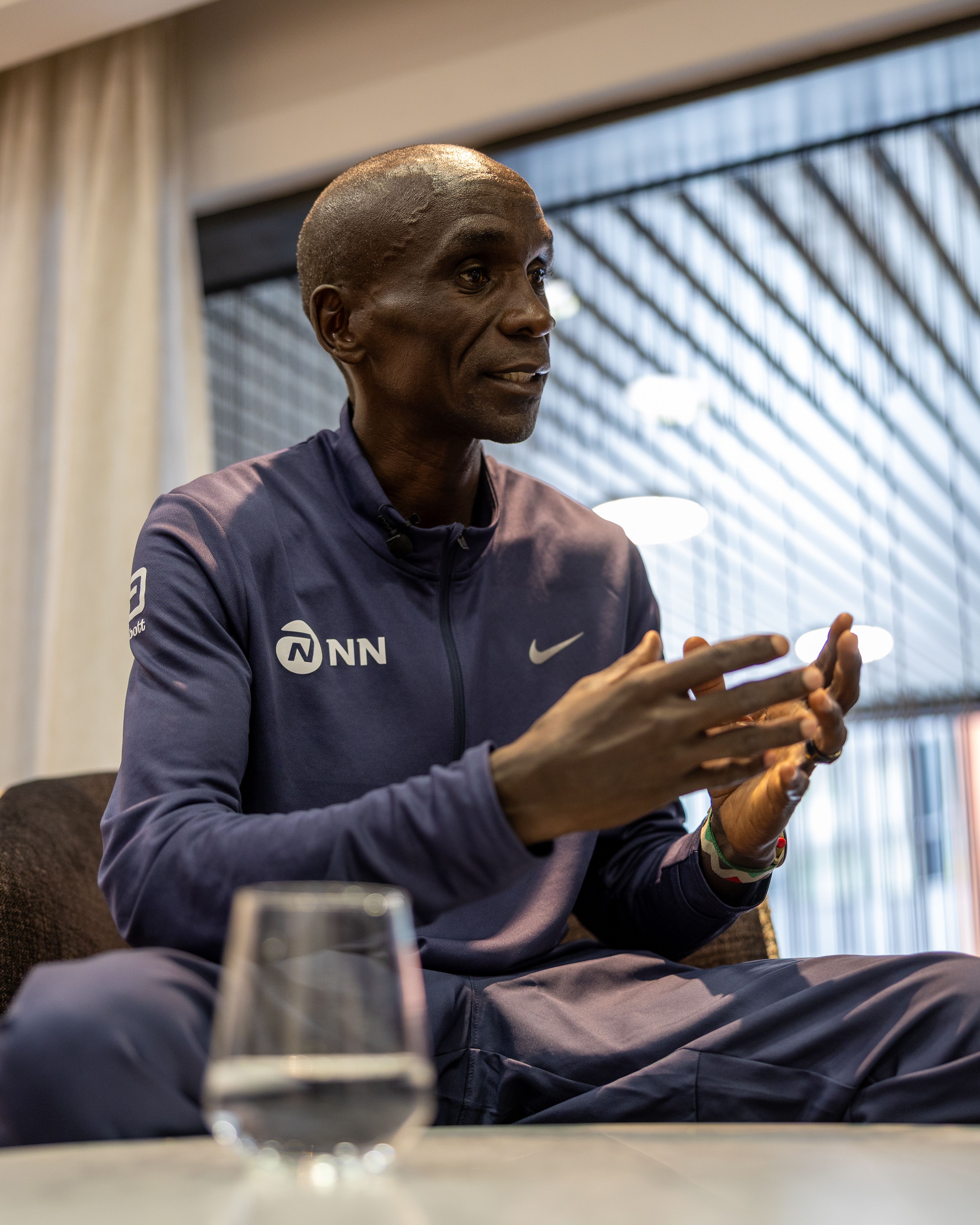 Eliud Kipchoge giving wisdom