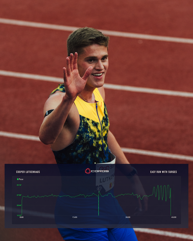 Cooper Lutkenhaus easy run
