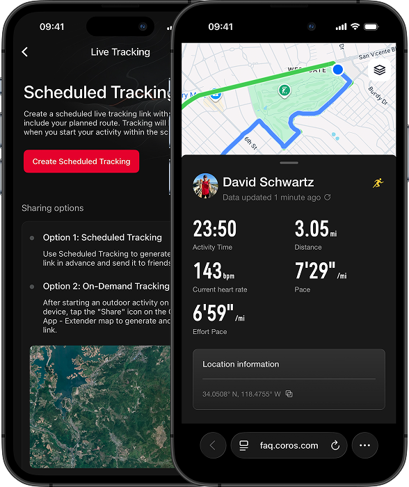 Live Tracking