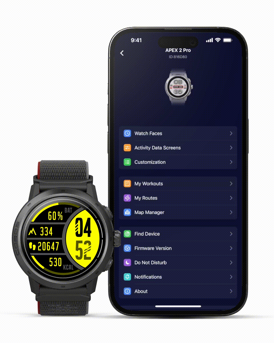Coros sports watch firmware update: Improved sleep and workout tracking