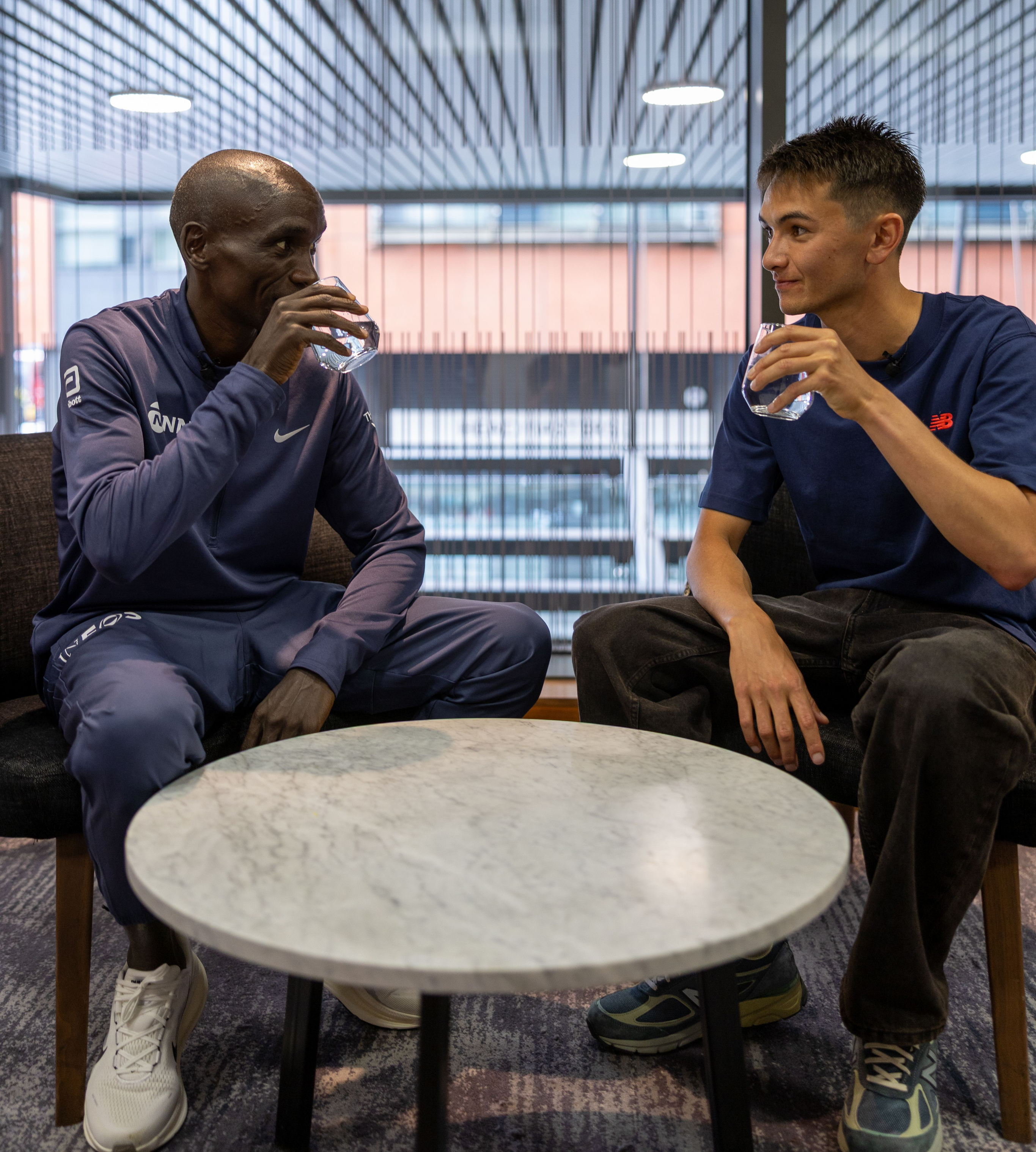 Alex Yee meets Eliud Kipchoge